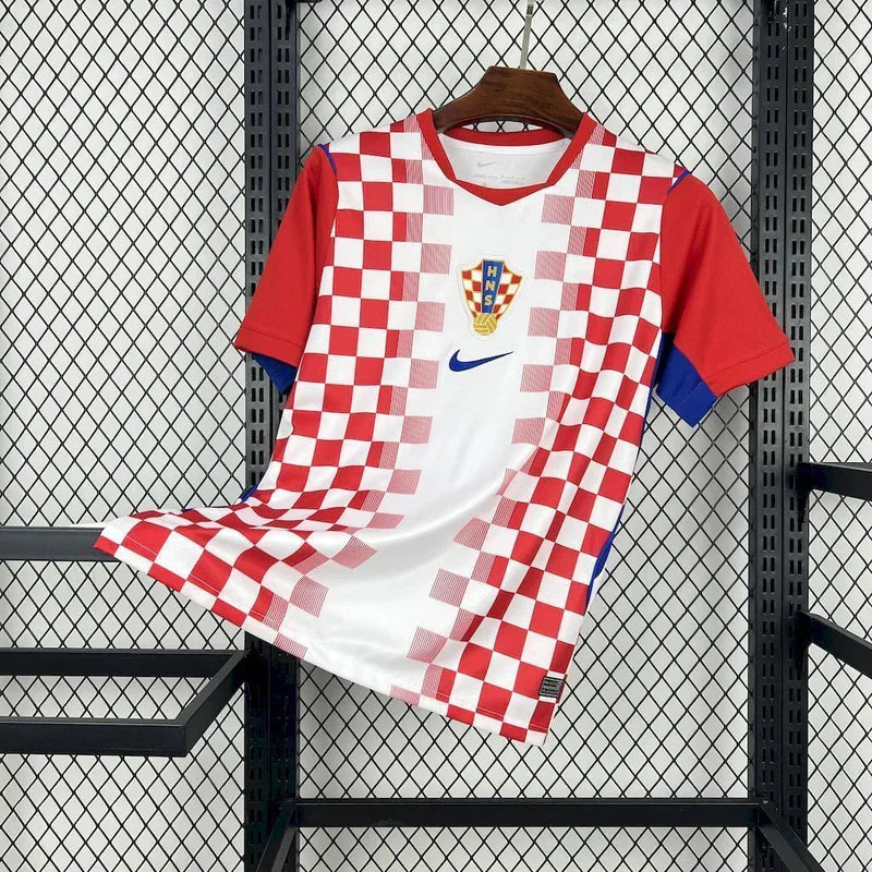 Maillot Croatie Domicile 2026 — Damier Iconique