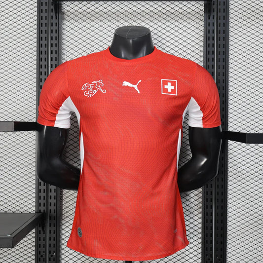 Maillot Suisse Domicile 2026 — Rouge Helvétie