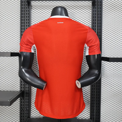 Maillot Suisse Domicile 2026 — Rouge Helvétie