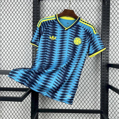 Maillot Colombie Extérieur 2026 — Bleu Electric