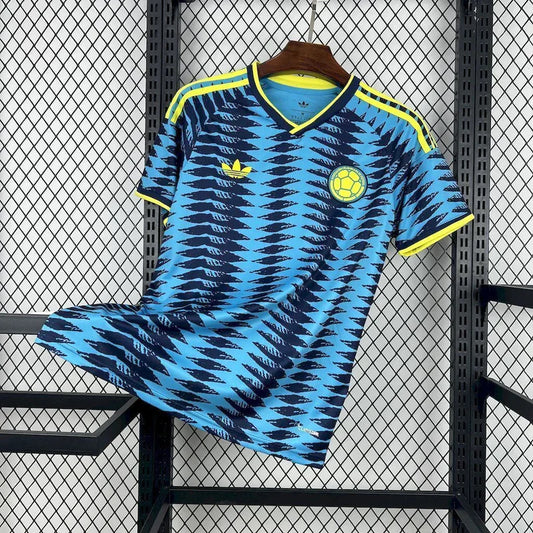 Maillot Colombie Extérieur 2026 — Bleu Electric